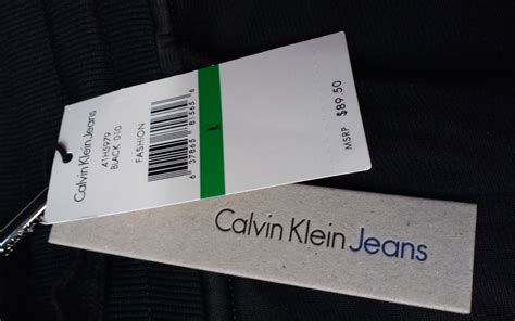 calvin klein tags for sale.